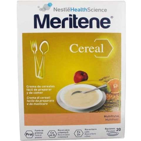 Meritene de Nestlé Cereal Multifrutas, 600 g. ! Farmaconfianza
