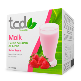 TCD Molk Sabor Fresa Proteinada 30 sobres | Compra Online