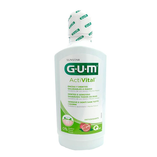 Gum Activital Colutorio Encías y Dientes Sin Alcohol 500 ml | Compra Online