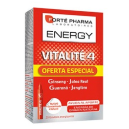 Forte Pharma Energy Vitalité 4 20 viales | Compra Online