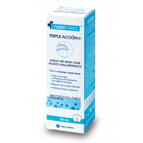 Naso Faes Triple Acción+ Agua de Mar 30 ml | Compra Online