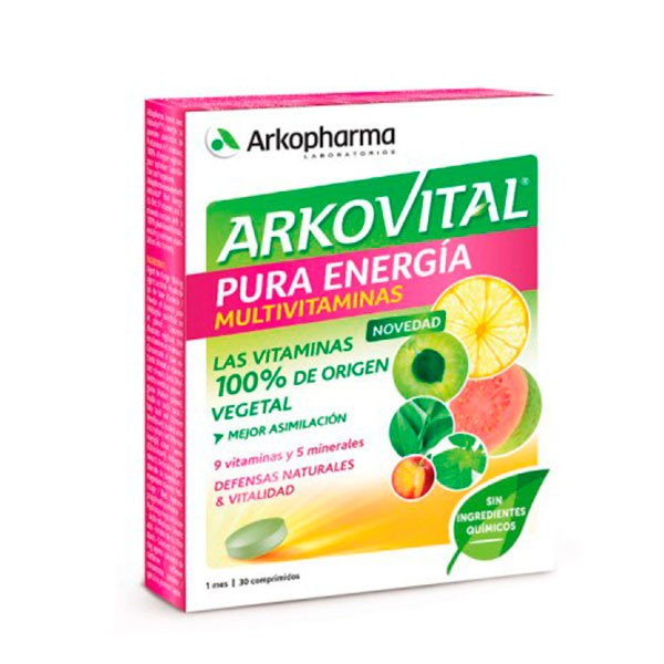 Arkopharma Arkovital Pura Energía, 30 comprimidos | Compra Online