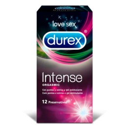Durex Intense Orgasmic, 12 Preservativos | Farmaconfianza