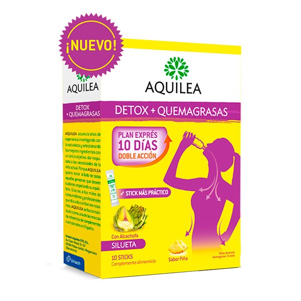 Aquilea Detox + Quemagrasas, 10 sticks | Compra Online