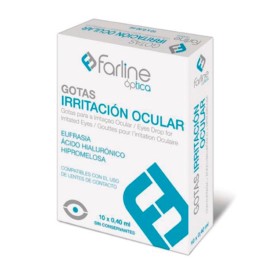 Farline Gotas Irritación Ocular Eufrasia, 10 x 0,40 ml. ! Farmaconfianza