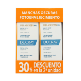 Ducray Melascreen Crema Rica SPF50+ Duplo, 2 x 40 ml | Compra Online
