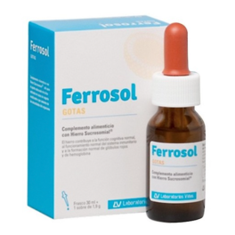 Ferrosol Gotas Sol 30 ml + Sobre 1,9 g | Compra Online
