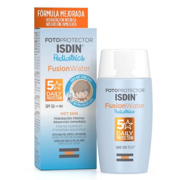 ISDIN Pediatrics Fotoprotector Fusion Water SPF50+, 50 ml