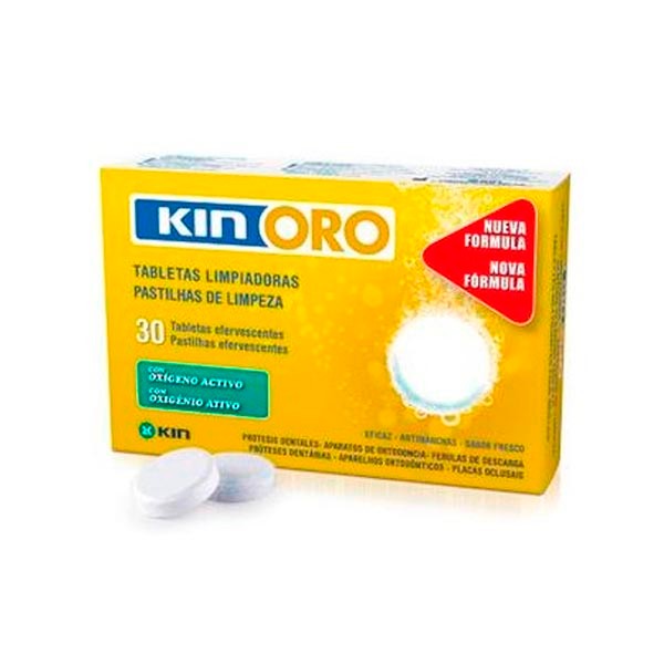 Kin Oro tabletas limpiadoras, 30 tabletas ! Farmaconfianza
