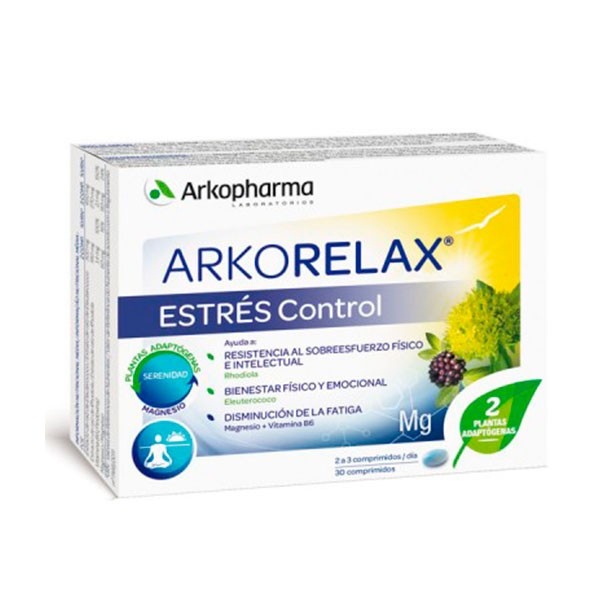 Arkopharma Arkorelax Estrés Control, 30 comprimidos | Compra Online