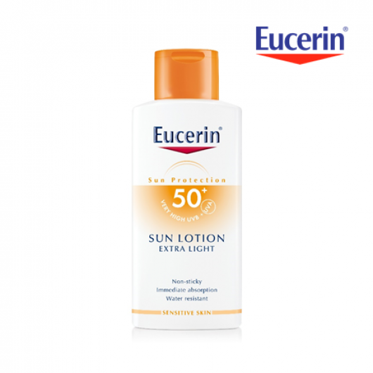 EUCERIN SUN PROTECTION 50+ LOCION EXTRA LIGHT SENSITIVE 400 ML