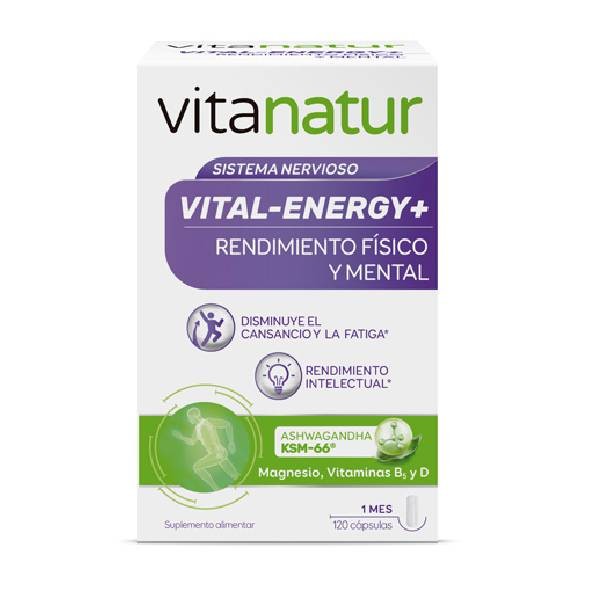 Vitanatur Vital-Energy+, 120 cápsulas