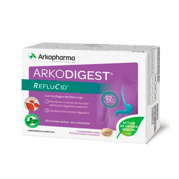 Arkopharma Arkodigest Reflucid, 16 comprimidos