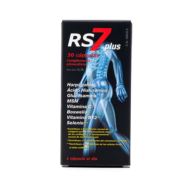 RS7 Plus Articulaciones, 30 cápsulas | Farmaconfianza