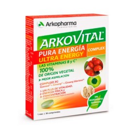 Arkopharma Arkovital Pura Energía Complex, 30 comprimidos | Compra Online