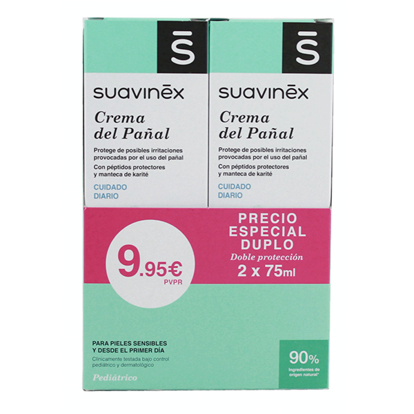Suavinex Crema del Pañal Duplo 2 x 75 ml | Compra Online
