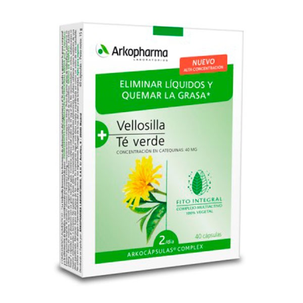 Arkopharma Vellosilla y Té Verde, 40 cápsulas | Compra Online