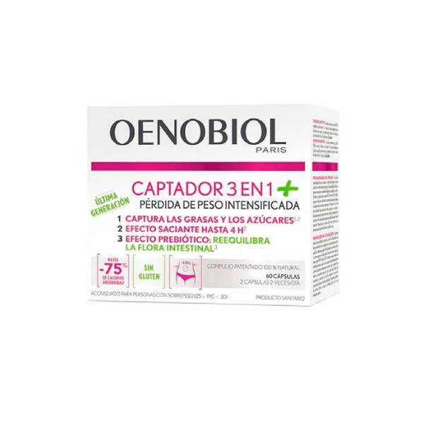 Oenobiol Captador 3 en 1 Plus, 60 cápsulas