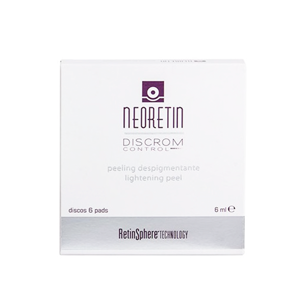 Neoretin Discrom Control Peeling Despigmentante, 6 discos | Farmaconfianza