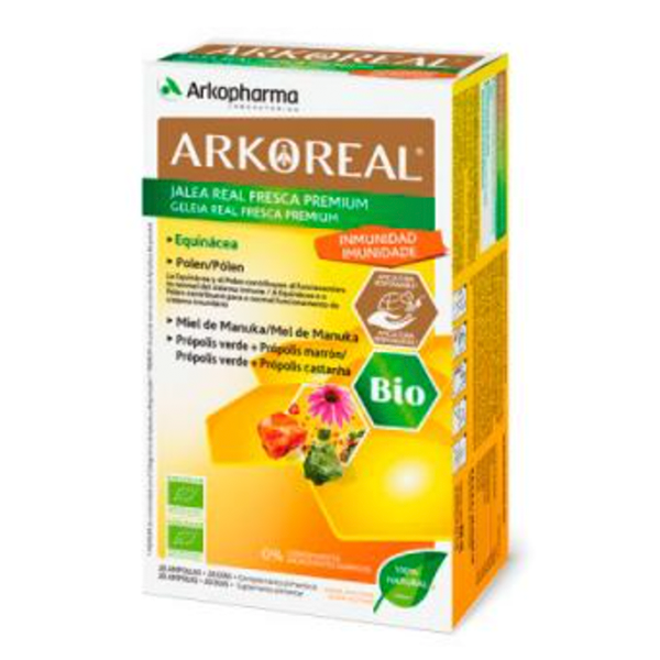 Arkopharma Jalea Real Fresca Premium Inmunidad 20 ampollas | Compra Online
