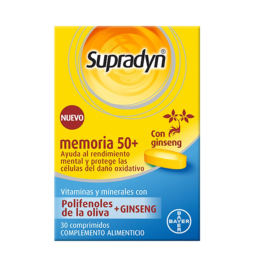 Supradyn Memoria 50+, 30 comprimidos | Compra Online
