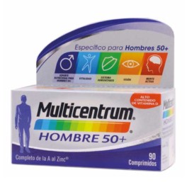Multicentrum Hombre 50+, 90 comprimidos | Farmaconfianza