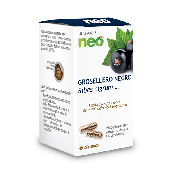 Neo Grosellero Negro, 45 cápsulas | Farmaconfianza