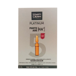 Martiderm Platinum Photo-Age HA+, 5 ampollas | Farmaconfianza