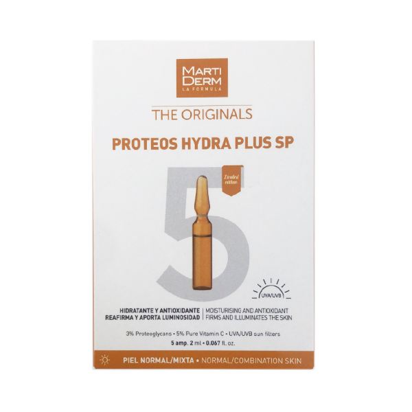 Martiderm The Originals Proteos Hydra Plus SP, 5 ampollas | Farmaconfianza