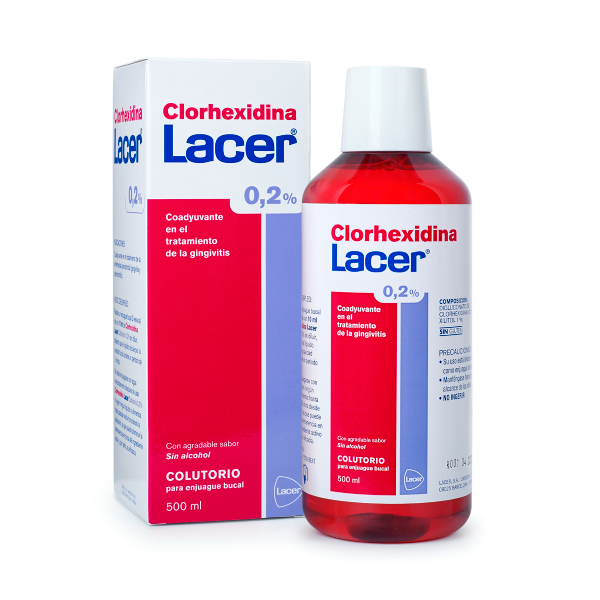 Lacer Colutorio Clorhexidina 0.2% 500 ml | Compra Online