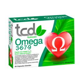 Tcd Omega 3, 6, 7, 9 60 cápsulas blandas | Compra Online