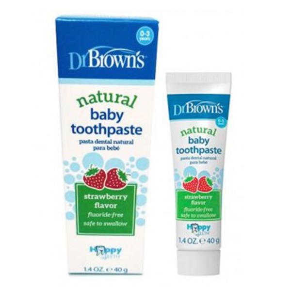 Dr. Brown’s Pasta Dental Natural Fresa 40 g | Compra Online