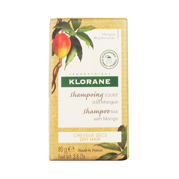 Klorane Champú Sólido al Mango, 80 g | Farmaconfianza