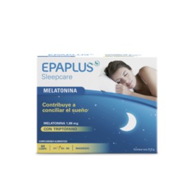 EPAPLUS Sleepcare Melatonina 1,98 mg + Triptófano, 60 cápsulas ! Farmaconfianza