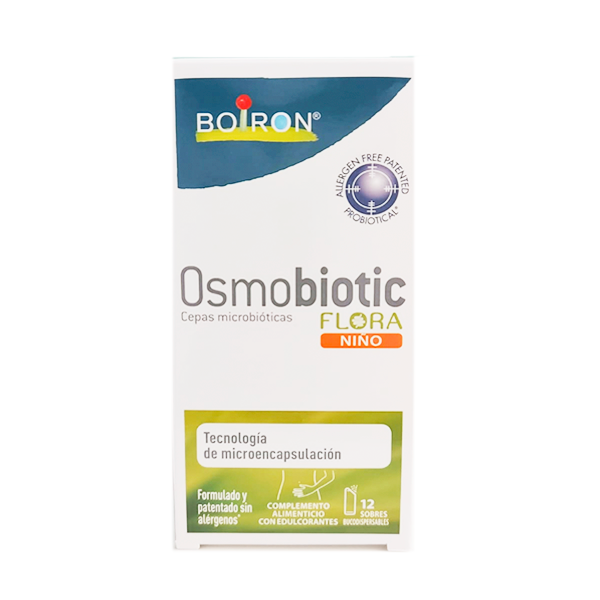 Boiron Osmobiotic Flora Niño 12 sobres x 1.6 g | Compra Online