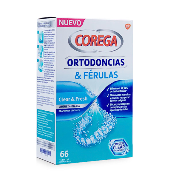 Corega Ortodoncias & Férulas, 66 tabletas | Compra Online
