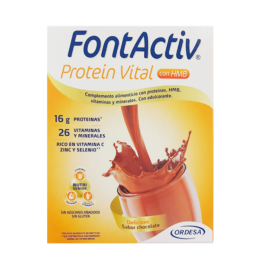 Fontactiv Protein Vital Sabor Chocolate, 14 sobres | Farmaconfianza