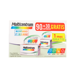 Multicentrum 90 comprimidos + 30 gratis pack | Compra Online