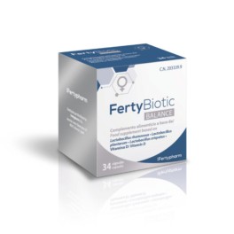 Fertybiotic Balance, 34 cápsulas, favorece la implantación embrionaria | Farmaconfianza