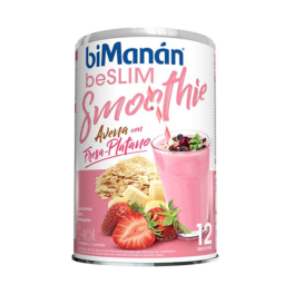 Bimanán Beslim Smoothie Avena, Fresa y Plátano, 420 g | Farmaconfianza