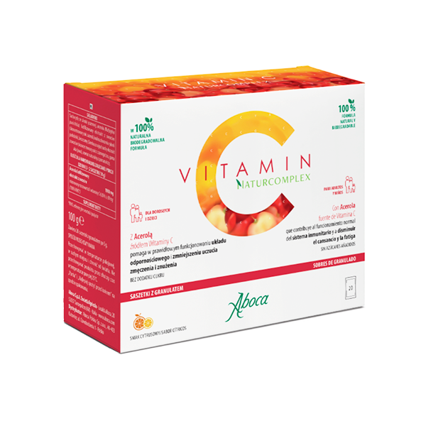 Aboca Vitamin C Naturcomplex, 20 sobres | Farmaconfianza