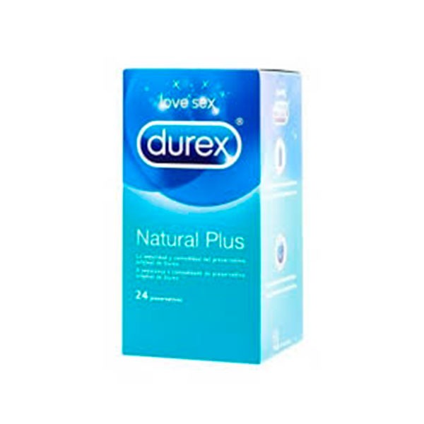 Durex Natural Plus, 24 preservativos | Compra Online