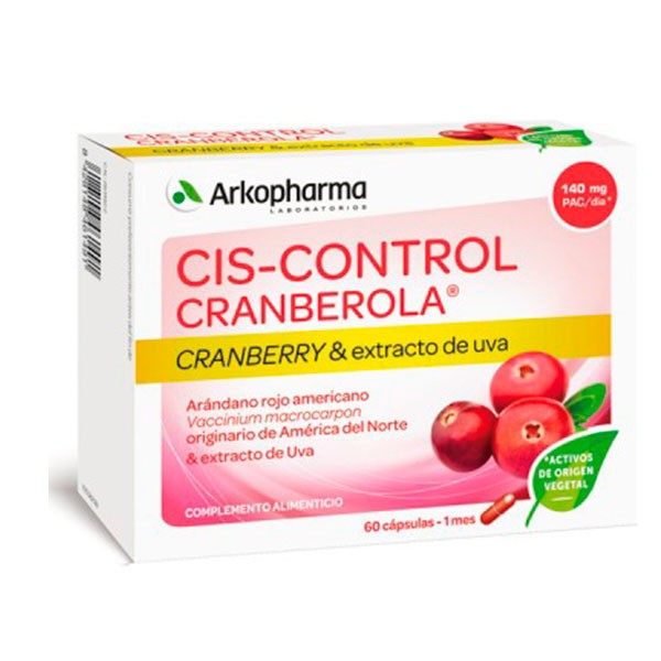 Arkopharma Cis-Control Cranberola, 60 cápsulas