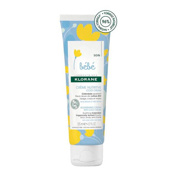Klorane Bebé Crema Nutritiva al Cold Cream, 125 ml | Compra Online