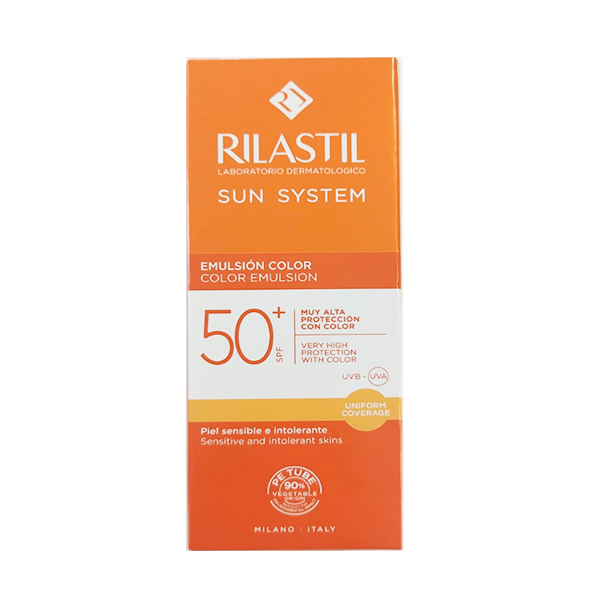 Rilastil Sun System SPF 50 Color Emulsión Facial, 50 ml. ! Farmaconfianza