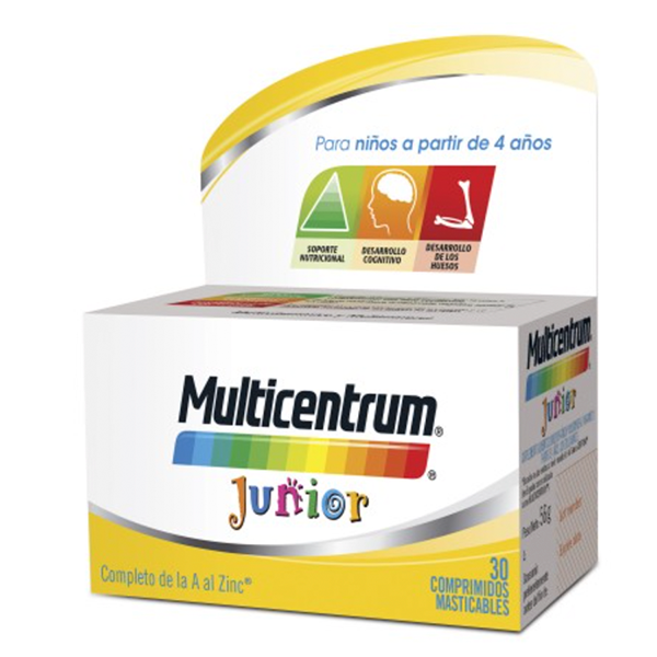 Multicentrum Junior 30 comprimidos | Compra Online