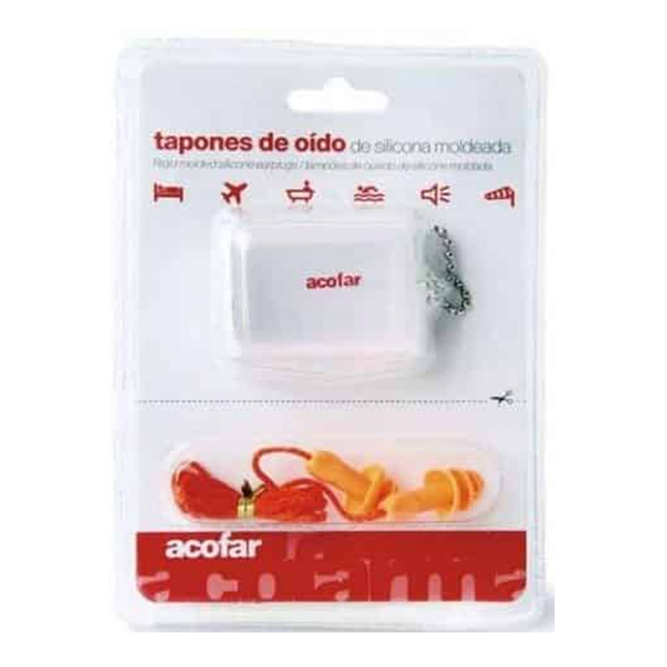 Acofar Tapones Oidos Silicona Moldeable 6 Ud