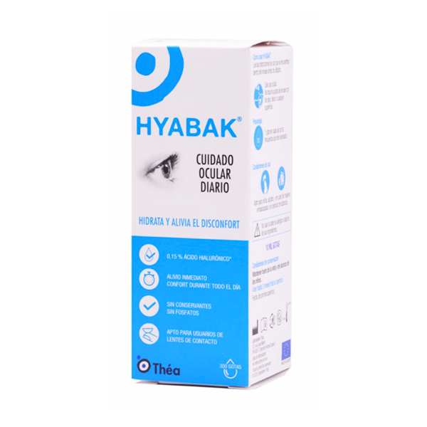 Hyabak Soluc 0.3 fl oz : Salud y Hogar 