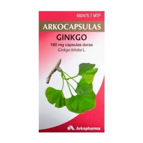Arkocapsulas Ginkgo, 200 cápsulas. | Farmaconfianza