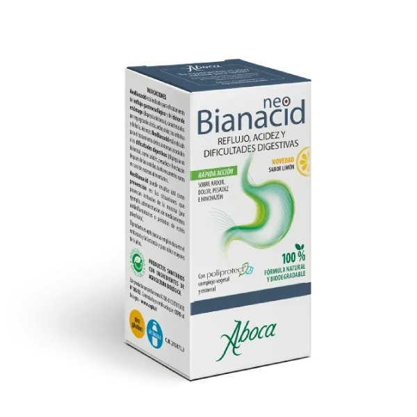 Aboca Neobianacid Sabor Limón, 70 comprimidos